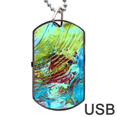 June Gloom 12 Dog Tag Usb Flash (one Side) by bestdesignintheworld