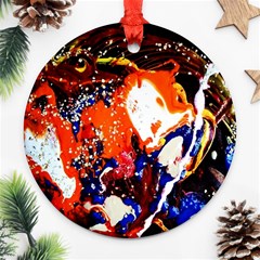 Smashed Butterfly 8 Ornament (round) by bestdesignintheworld