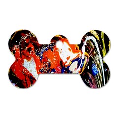 Smashed Butterfly 8 Dog Tag Bone (two Sides) by bestdesignintheworld