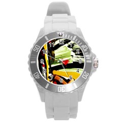 Grave Yard 5 Round Plastic Sport Watch (l) by bestdesignintheworld