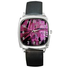 Foundation Of Grammer 3 Square Metal Watch by bestdesignintheworld