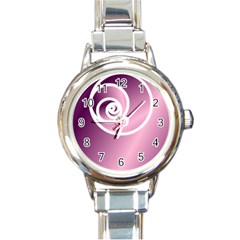  Round Italian Charm Watch