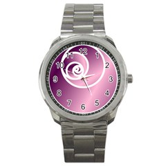 Rose Sport Metal Watch by Jylart