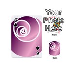 rose Playing Cards 54 (Mini)  Front - Spade6