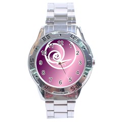 Rose Stainless Steel Analogue Watch by Jylart