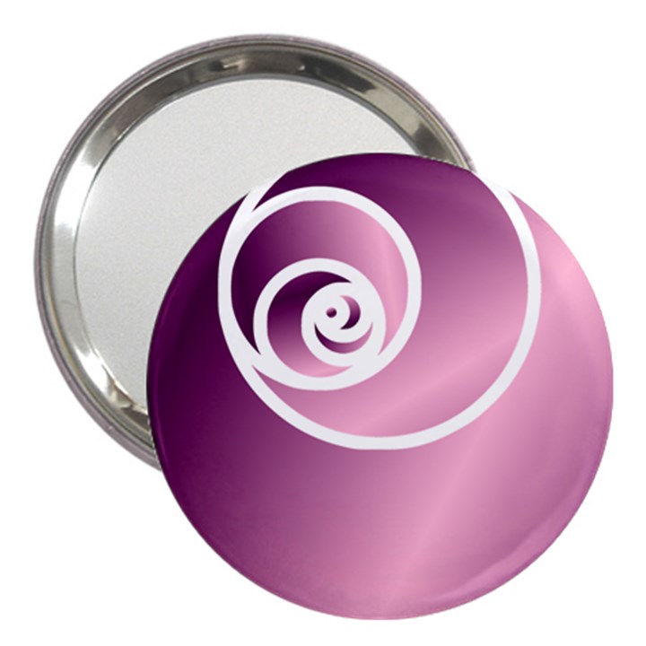 rose 3  Handbag Mirrors