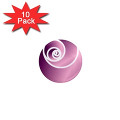 Rose 1  Mini Magnet (10 Pack)  by Jylart