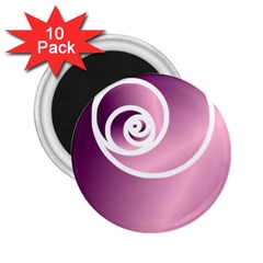 Rose 2 25  Magnets (10 Pack)  by Jylart