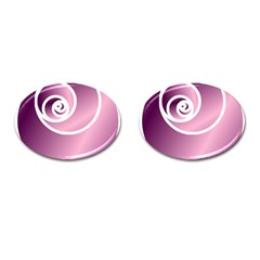 Rose Cufflinks (oval) by Jylart