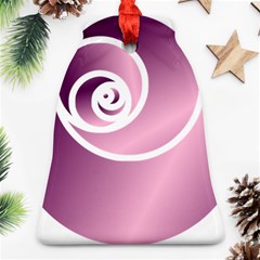 Rose Bell Ornament (two Sides)