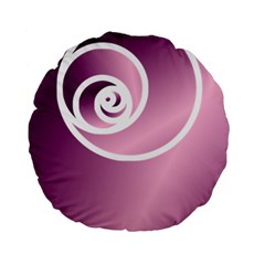 Rose Standard 15  Premium Round Cushions by Jylart