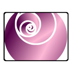 Rose Double Sided Fleece Blanket (small) 