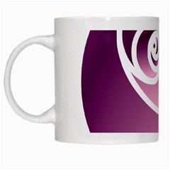 Rose  White Mugs by Jylart