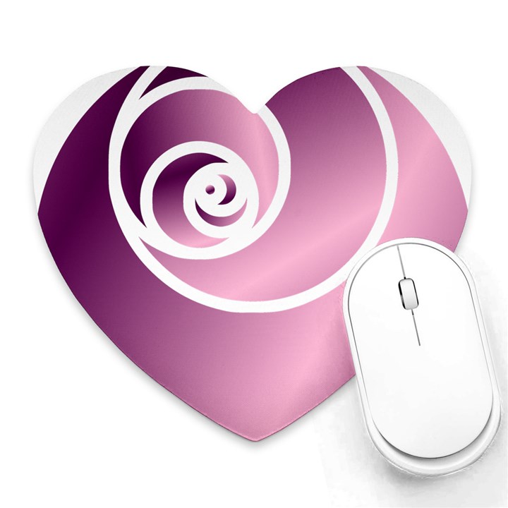 rose  Heart Mousepads