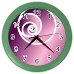 rose  Color Wall Clocks Front