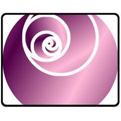 Rose  Fleece Blanket (medium) 