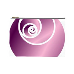 Rose  Cosmetic Bag (large)  by Jylart