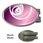 rose  Money Clips (Oval)  Front