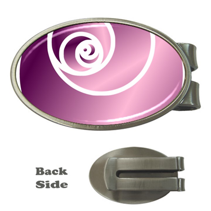 rose  Money Clips (Oval) 