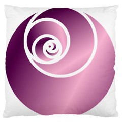 Rose  Large Flano Cushion Case (two Sides) by Jylart