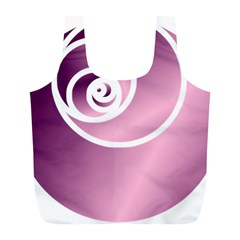 Rose  Full Print Recycle Bags (l)  by Jylart