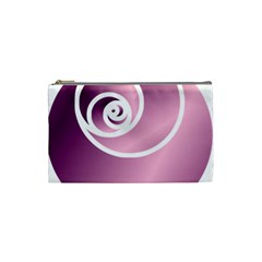 Rose  Cosmetic Bag (small)  by Jylart