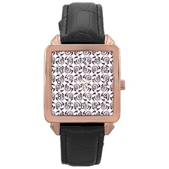 Spirai3+ Rose Gold Leather Watch  by Jylart