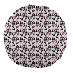 Spirai3+ Large 18  Premium Flano Round Cushions