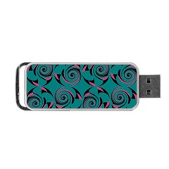 Spirals Portable Usb Flash (two Sides) by Jylart