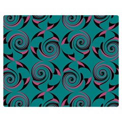 Spirals Double Sided Flano Blanket (medium)  by Jylart