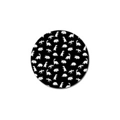 Dinosaurs Pattern Golf Ball Marker (4 Pack) by Valentinaart