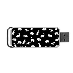 Dinosaurs Pattern Portable Usb Flash (two Sides) by Valentinaart