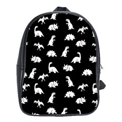 Dinosaurs Pattern School Bag (xl) by Valentinaart