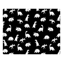 Dinosaurs Pattern Double Sided Flano Blanket (large)  by Valentinaart