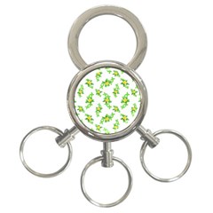 Airy Floral Pattern 3-ring Key Chains by dflcprints