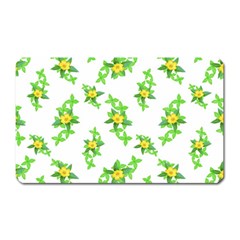 Airy Floral Pattern Magnet (rectangular) by dflcprints