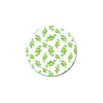 Airy Floral Pattern Golf Ball Marker Front