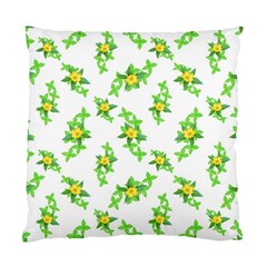 Airy Floral Pattern Standard Cushion Case (two Sides) by dflcprints