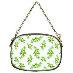 Airy Floral Pattern Chain Purses (two Sides)  by dflcprints