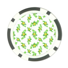 Airy Floral Pattern Poker Chip Card Guard (10 Pack) by dflcprints