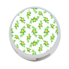 Airy Floral Pattern 4-port Usb Hub (two Sides)  by dflcprints