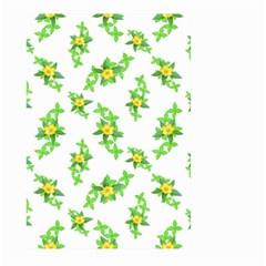 Airy Floral Pattern Large Garden Flag (two Sides) by dflcprints