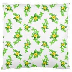 Airy Floral Pattern Large Cushion Case (one Side) by dflcprints