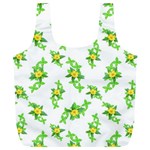 Airy Floral Pattern Full Print Recycle Bags (L)  Front