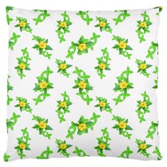 Airy Floral Pattern Standard Flano Cushion Case (one Side) by dflcprints