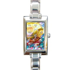 June Gloom 10 Rectangle Italian Charm Watch by bestdesignintheworld