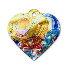 June Gloom 10 Dog Tag Heart (one Side) by bestdesignintheworld