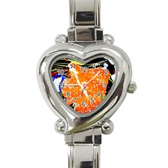 Smashed Butterfly 6 Heart Italian Charm Watch by bestdesignintheworld