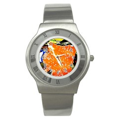 Smashed Butterfly 6 Stainless Steel Watch by bestdesignintheworld