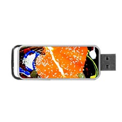 Smashed Butterfly 6 Portable Usb Flash (one Side) by bestdesignintheworld